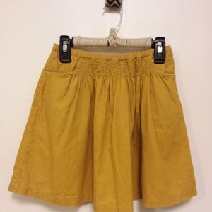 Mini Boden 7-8yrs girls lt corduroy skirt w/pockets